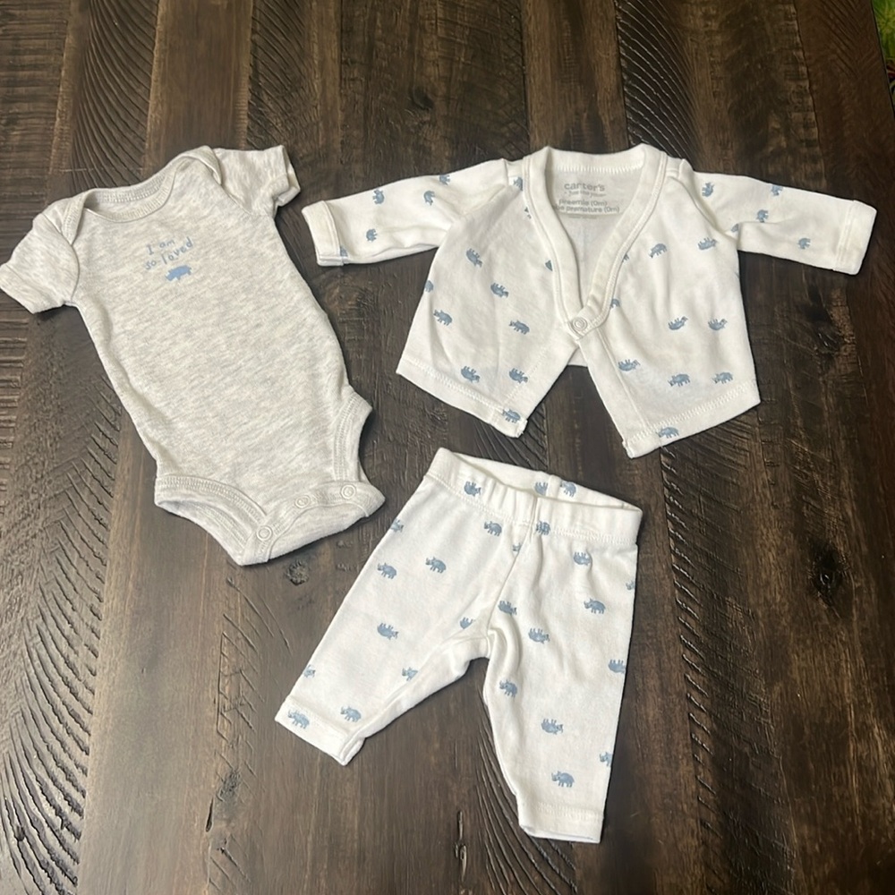 Carter’s Preemie 3 Piece Set